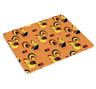 Tapis de souris motif coq coloré - TenStickers