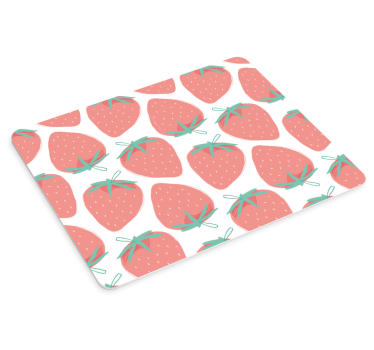 Tapis de souris motif fraises - TenStickers