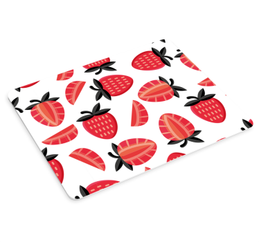 Tapis de souris motif fraise stylisée - TenStickers