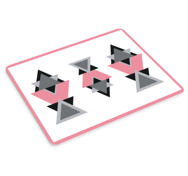 Tapis de souris motif affichage géométrique - TenStickers