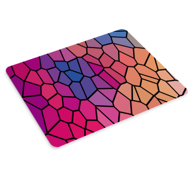 Tapis de souris motif formes géométriques colorées - TenStickers