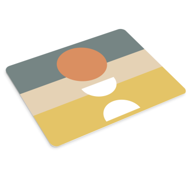 Tapis de souris motif éléments circulaires géométriques - TenStickers
