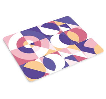 Tapis de souris motif blocs de couleurs géométriques - TenStickers