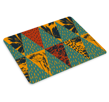 Tapis de souris motif arrangements géométriques colorés - TenStickers
