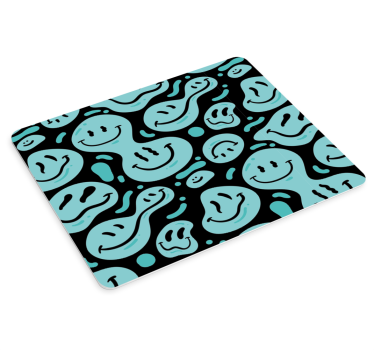 Tapis de souris motif éléments souriants joyeux - TenStickers