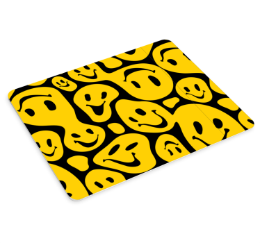 Tapis de souris motif collection icônes heureuses - TenStickers
