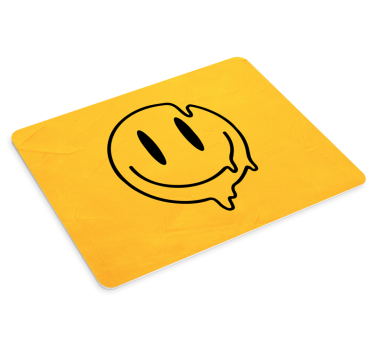 Tapis de souris original icône de sourire fondant - TenStickers