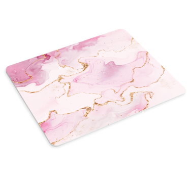 Tapis de souris original Marbre d'or rose - TenStickers