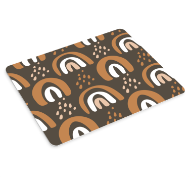 Tapis de souris motif arches abstraites colorées - TenStickers