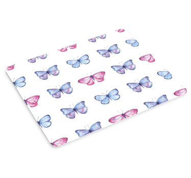 Tapis de souris motif emblème de papillon vibrant - TenStickers