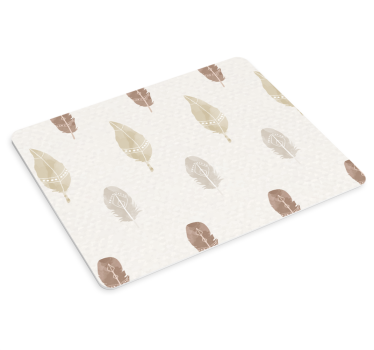 Tapis de souris motif plumes - TenStickers