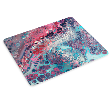 Tapis de souris motif texture fluide colorée - TenStickers