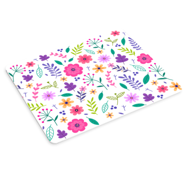 Tapis de souris motif composition florale - TenStickers