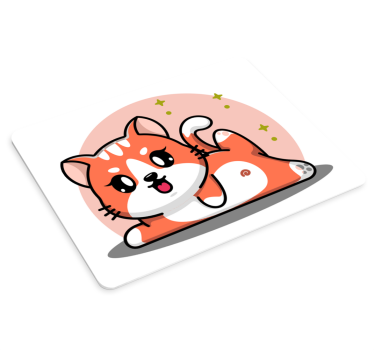 Tapis de souris animé chat joueur - TenStickers