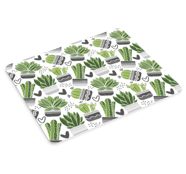 Tapis de souris motif collection de plantes cactus - TenStickers