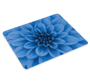 Tapis de souris motif pétales bleus floraux - TenStickers