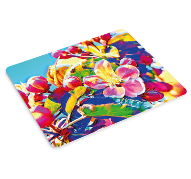 Tapis de souris original Éclat floral coloré - TenStickers