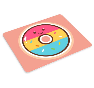 Tapis de souris original personnage donut mignon - TenStickers