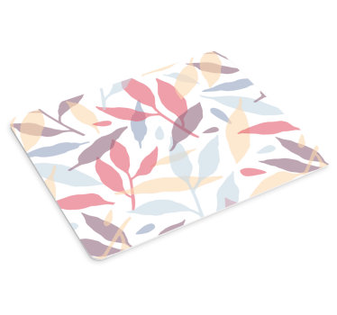 Tapis de souris motif imprimé abstrait feuillu - TenStickers