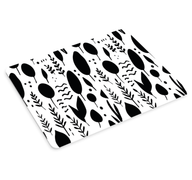 Tapis de souris motif formes de feuilles abstraites - TenStickers