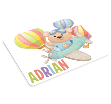 Tapis de souris original aventure de l'ours joueur - TenStickers