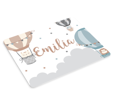 Tapis de souris personnalisable ballons à air chaud - TenStickers