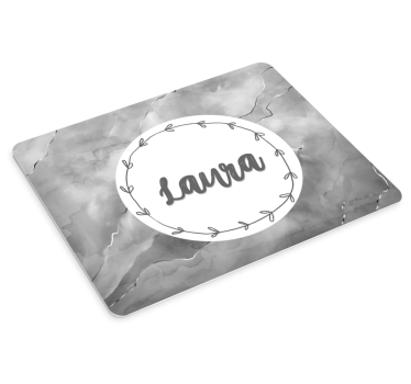 Tapis de souris personnalisable cercle élégant personnalisé - TenStickers