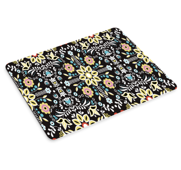 Tapis de souris motif art floral - TenStickers