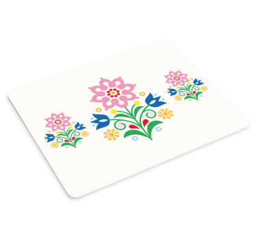 Tapis de souris motif composition emblématique botanique - TenStickers