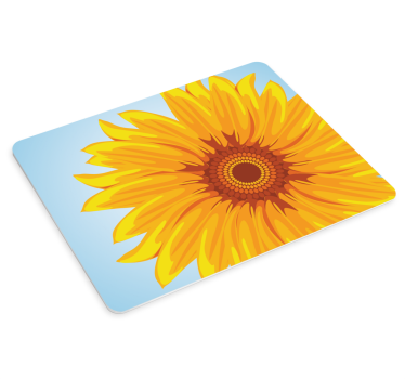 Tapis de souris original motif tournesol lumineux - TenStickers