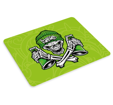 Tapis de souris original concept de crâne audacieux - TenStickers
