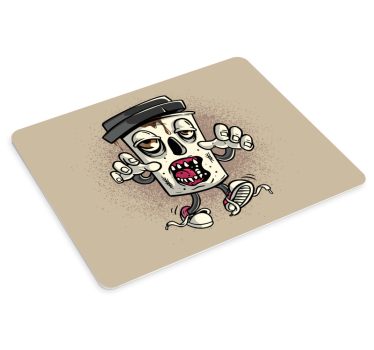 Tapis de souris original personnage de crâne cartoon - TenStickers