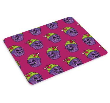 Tapis de souris gamer cupcakes monstres ludiques - TenStickers