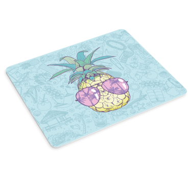 Tapis de souris original ananas avec lunettes de soleil - TenStickers