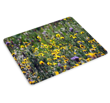 Tapis de souris original fond floral vibrant - TenStickers