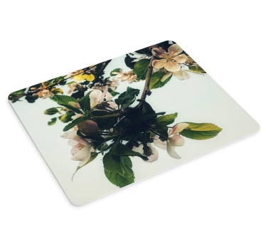 Tapis de souris original branche de pommier en fleurs - TenStickers