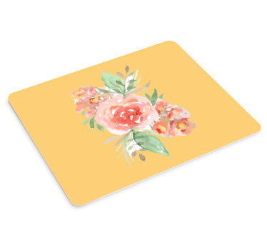 Tapis de souris motif éclat floral - TenStickers
