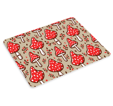 Tapis de souris motif champignon ludique - TenStickers