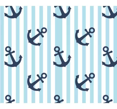 Tapis de souris motif rayures verticales bleu marine - TenStickers