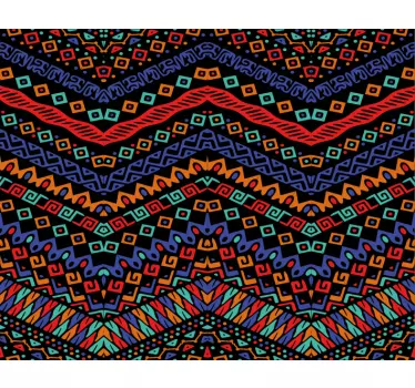 Tapis de souris motif géométrique vibrant - TenStickers