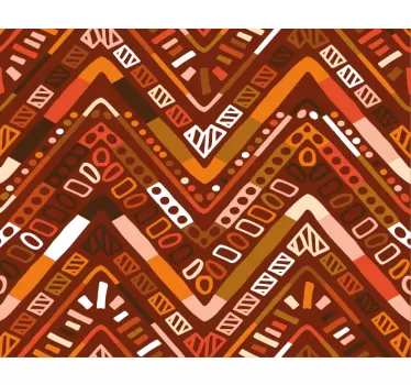 Tapis de souris motif zigzag géométrique - TenStickers