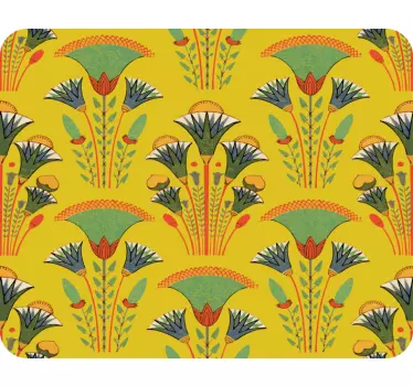 Tapis de souris motif illustration florale vive - TenStickers