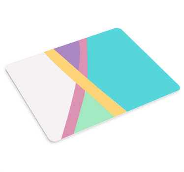Tapis de souris motif agencement géométrique vibrant - TenStickers