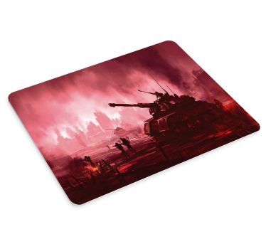 Tapis de souris gamer scène de bataille de tanks - TenStickers