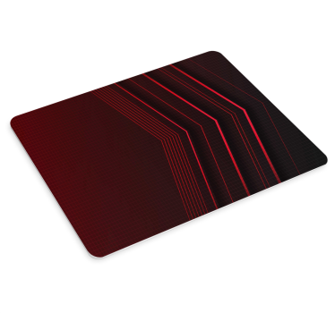 Tapis de souris motif lignes rouges vives - TenStickers