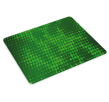 Tapis de souris motif points verts lumineux - TenStickers