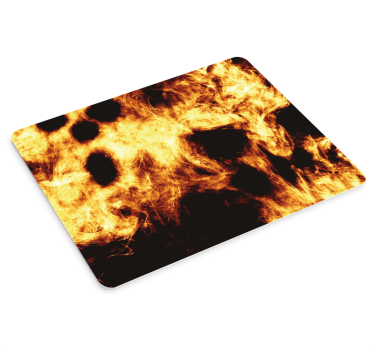 Tapis de souris gamer texture abstraite enflammée - TenStickers