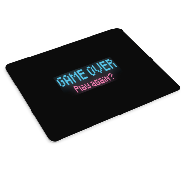 Tapis de souris gamer message de jeu rétro - TenStickers