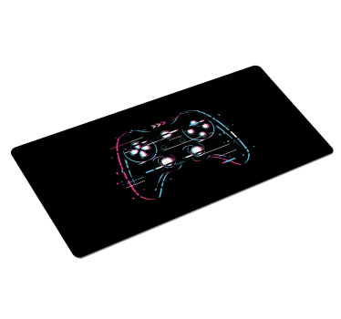 Tapis de souris pour gamer Graphique de tampon cassé - TenStickers