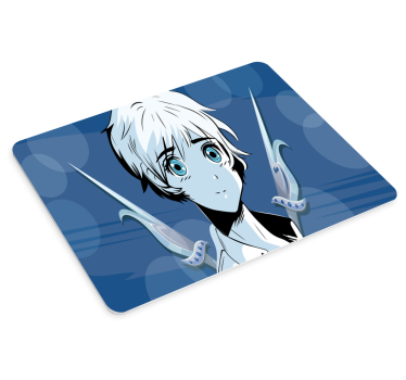 Tapis de souris animé personnage d'anime en gros plan - TenStickers